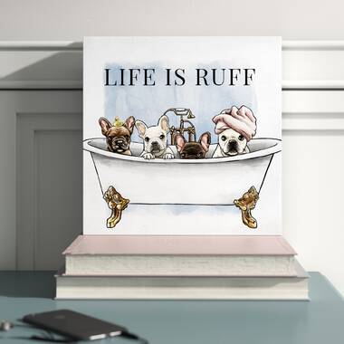 Aerin Life Is Ruff On Paper by Oliver Gal Print